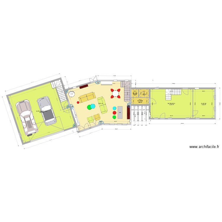 PROJET SEJOUR TOIT ZINC6. Plan de 0 pièce et 0 m2