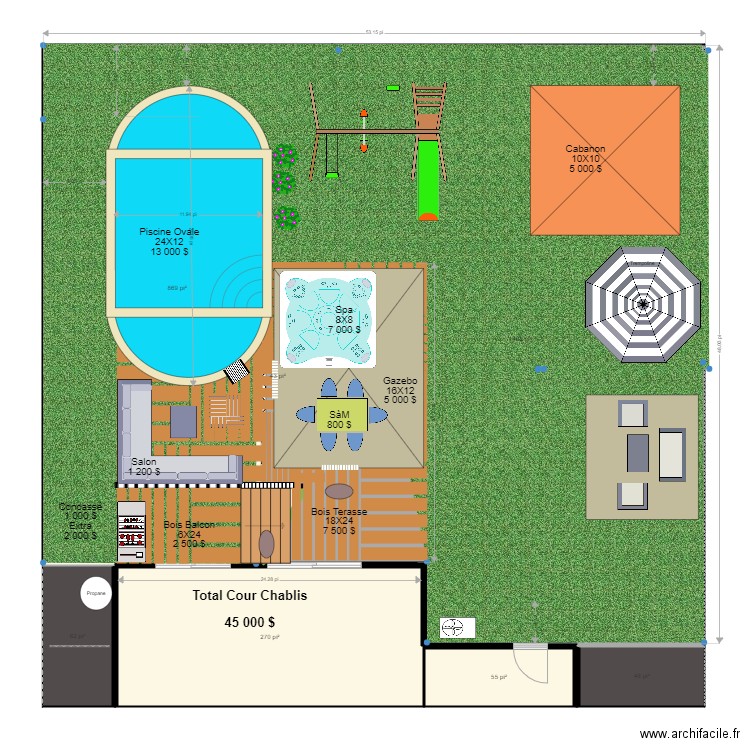 la cour28. Plan de 0 pièce et 0 m2