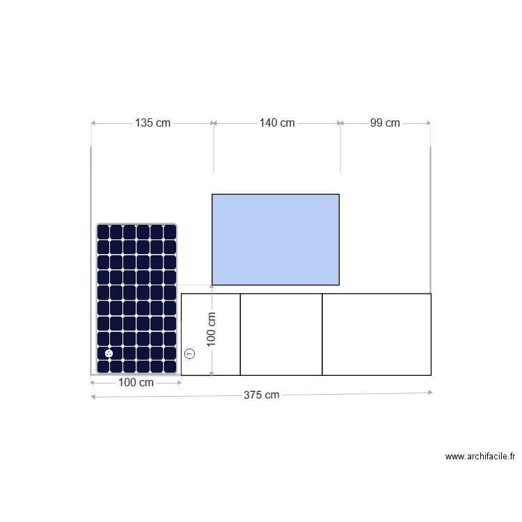 cuisinemurB. Plan de 0 pièce et 0 m2