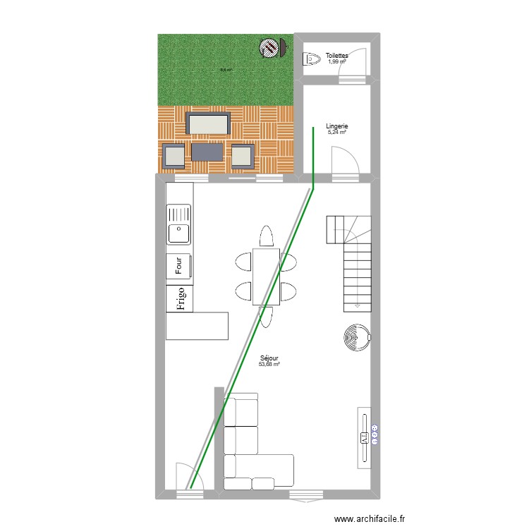 Maison Le May - Exemple. Plan de 0 pièce et 0 m2