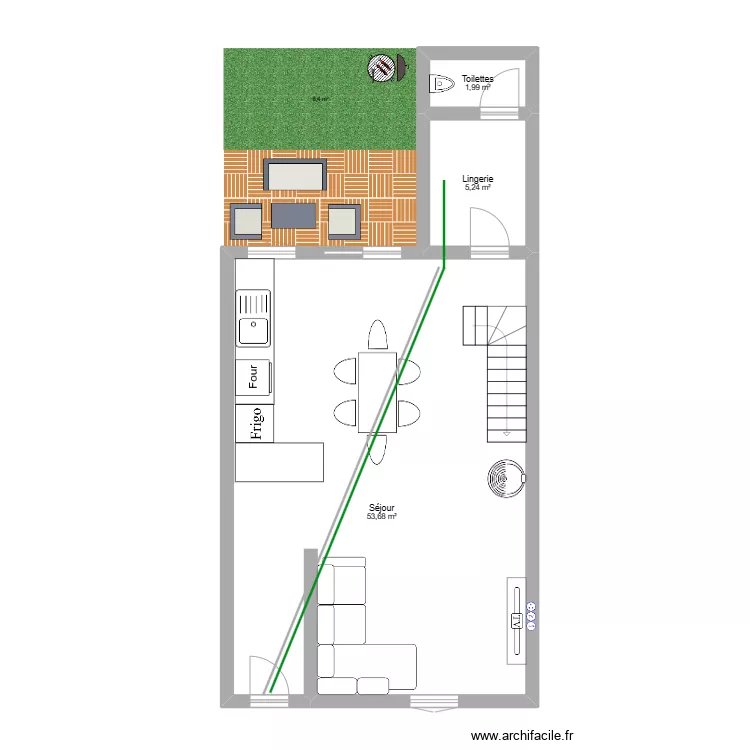 Maison Le May - Exemple. Plan de Maison Le May - Exemple. Plan de
