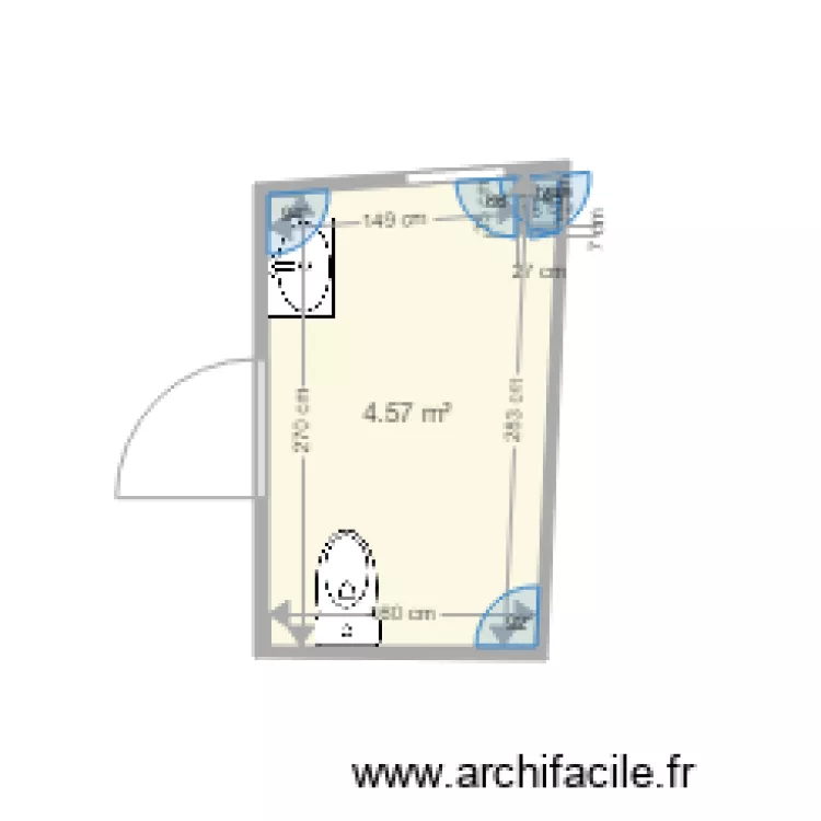 wc paroisse actuel 1. Plan de 