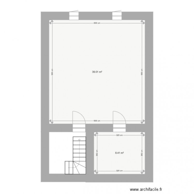 combles. Plan de 0 pièce et 0 m2