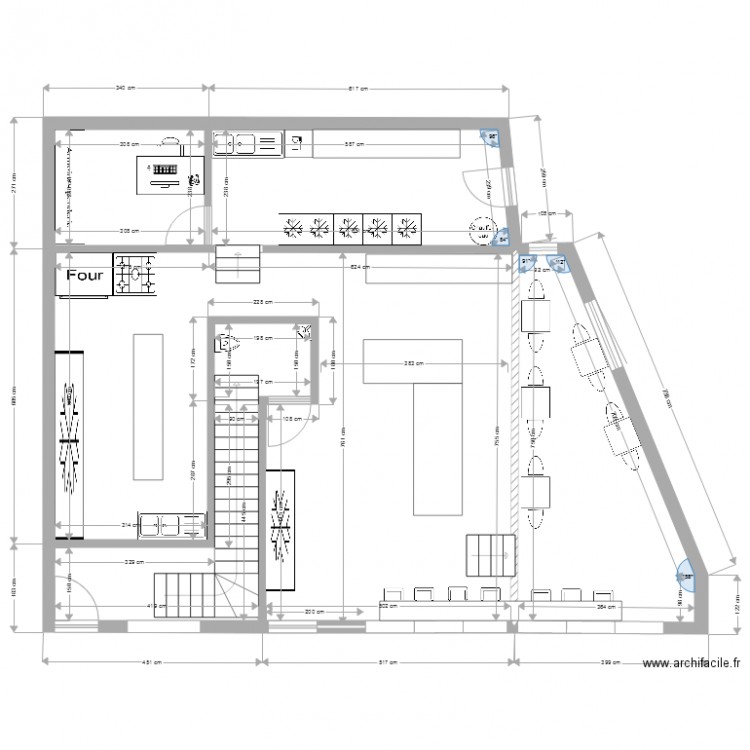 plan immeuble gare 260118. Plan de 0 pièce et 0 m2