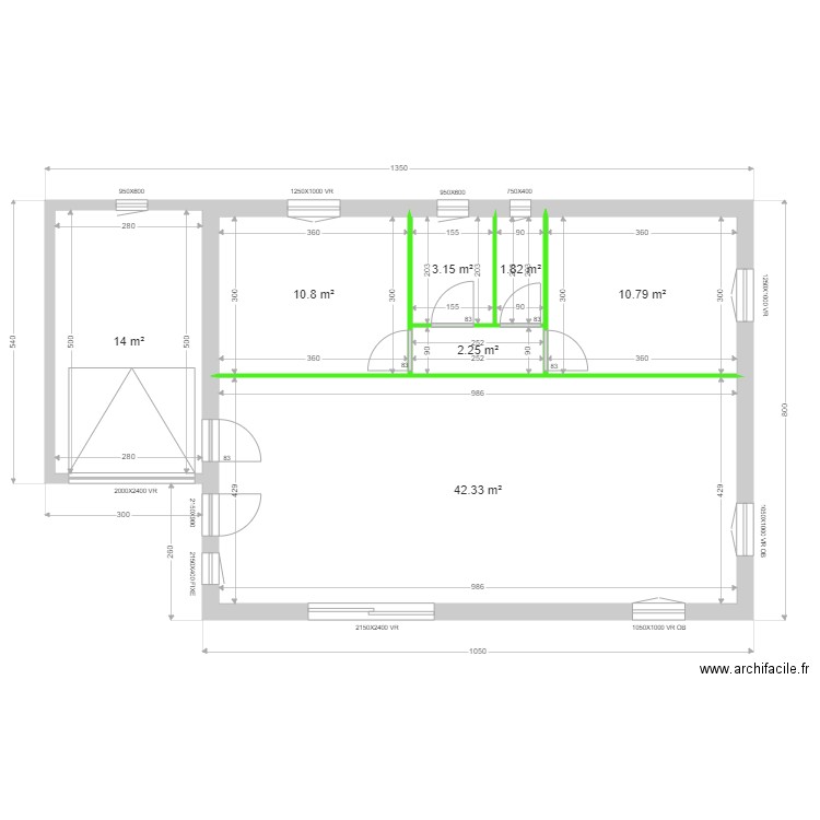 BERAUD Joelle. Plan de 0 pièce et 0 m2