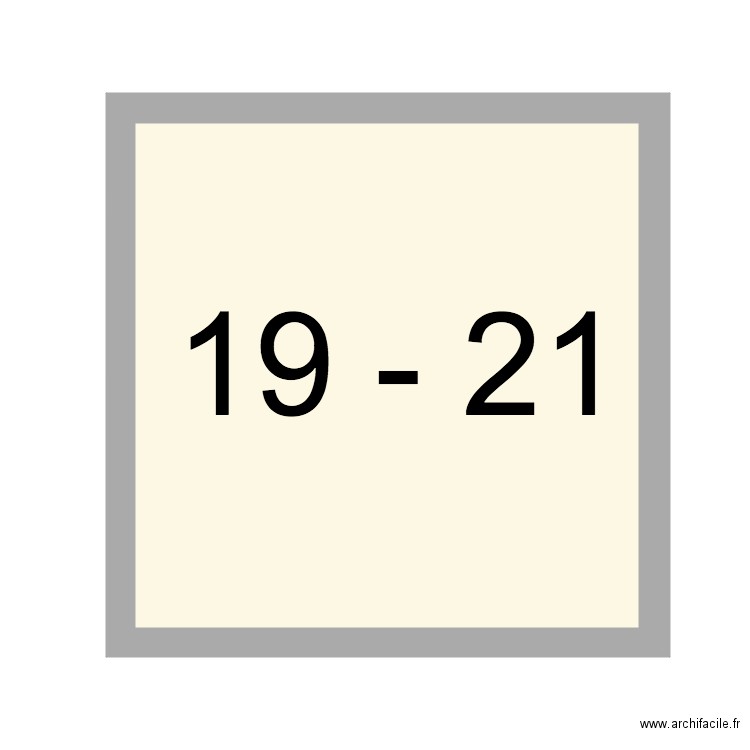 19 21 . Plan de 0 pièce et 0 m2