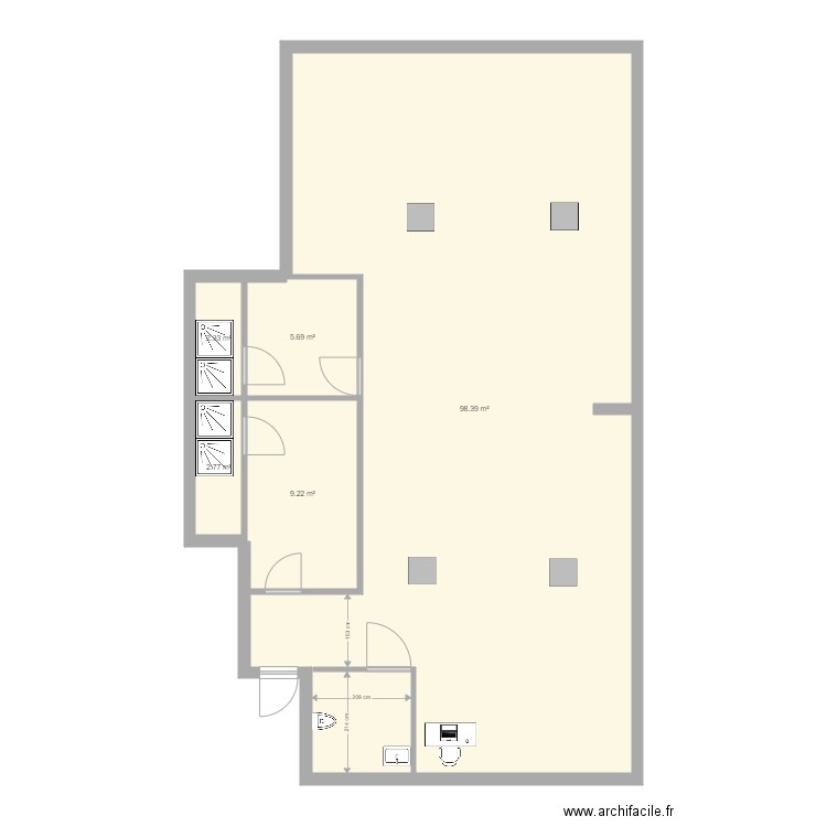 apres. Plan de 0 pièce et 0 m2