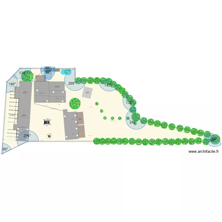 domaine projet. Plan de 
