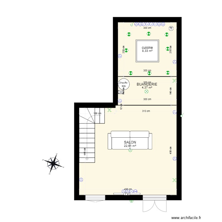 rdc maison grismesnil. Plan de 0 pièce et 0 m2