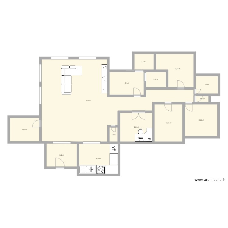 plan . Plan de 0 pièce et 0 m2