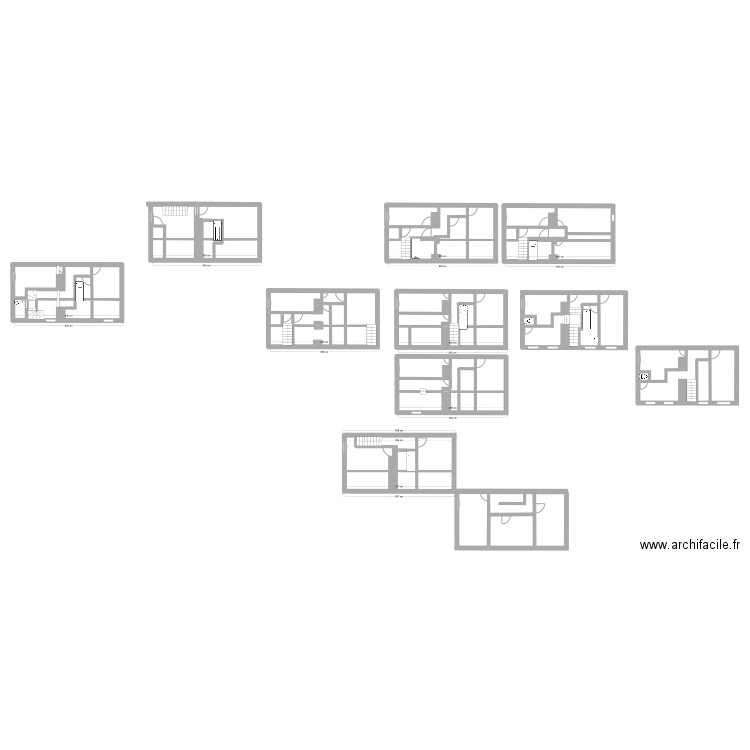 etage saint hilarion. Plan de 0 pièce et 0 m2