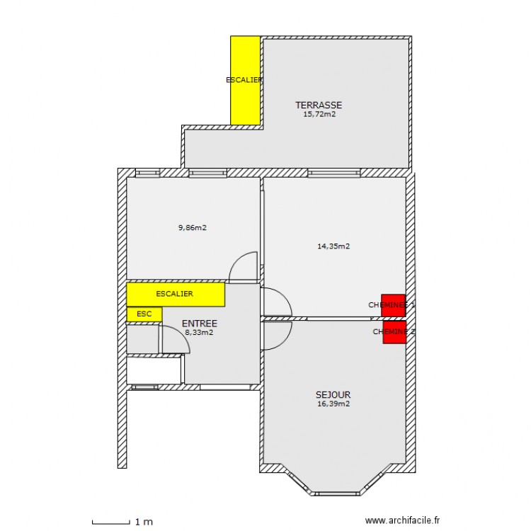 RDC 73 TER . Plan de 0 pièce et 0 m2