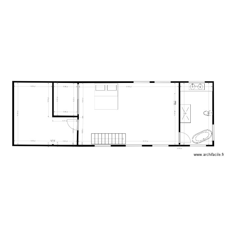 mlmétage. Plan de 0 pièce et 0 m2