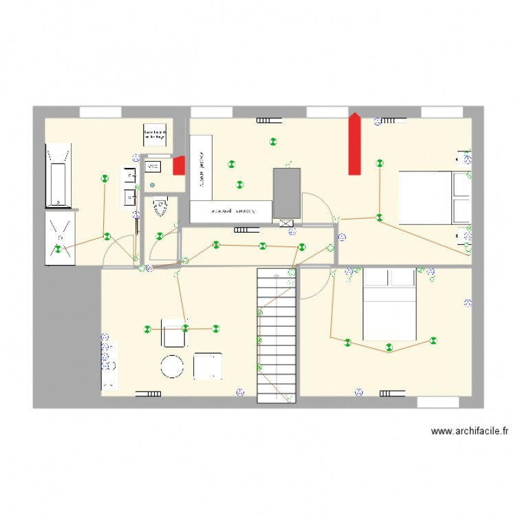 mirebeau 4 elec 2. Plan de 0 pièce et 0 m2