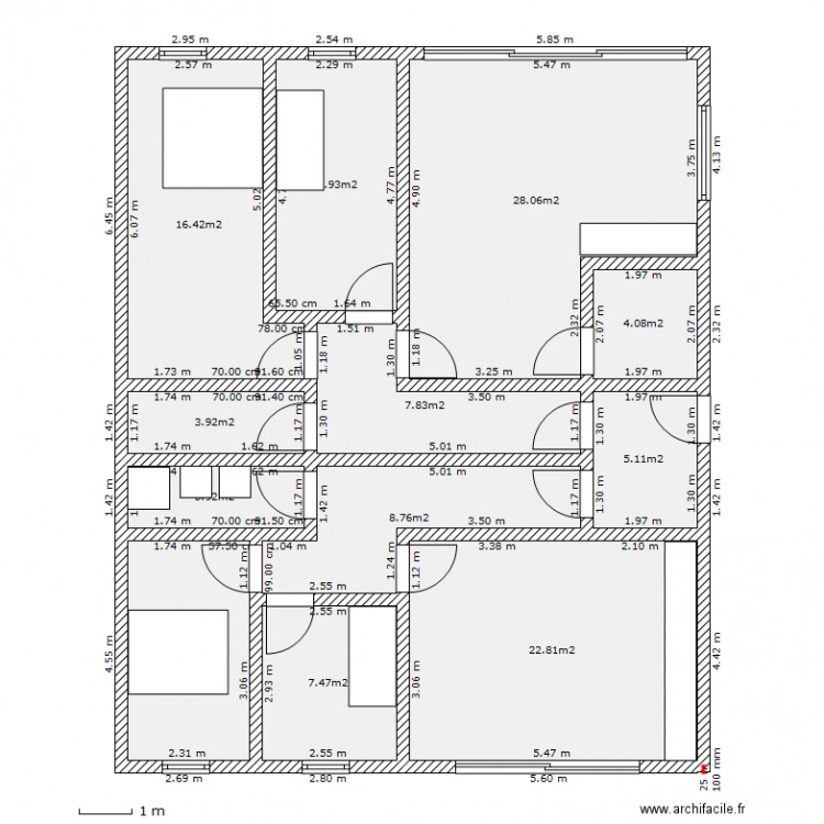 molenbeek rez 2 appart. Plan de 0 pièce et 0 m2