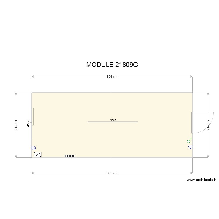 MODULE 21809G. Plan de 0 pièce et 0 m2