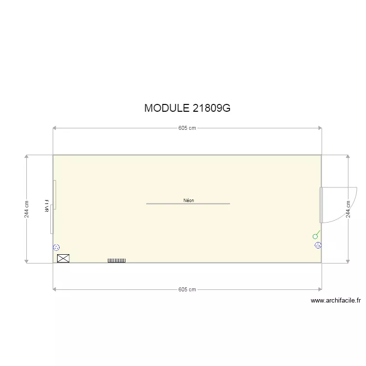 MODULE 21809G. Plan de 