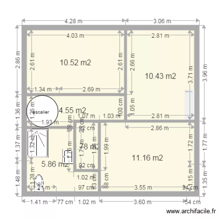 1ER ETAGE RIS projet 2. Plan de 