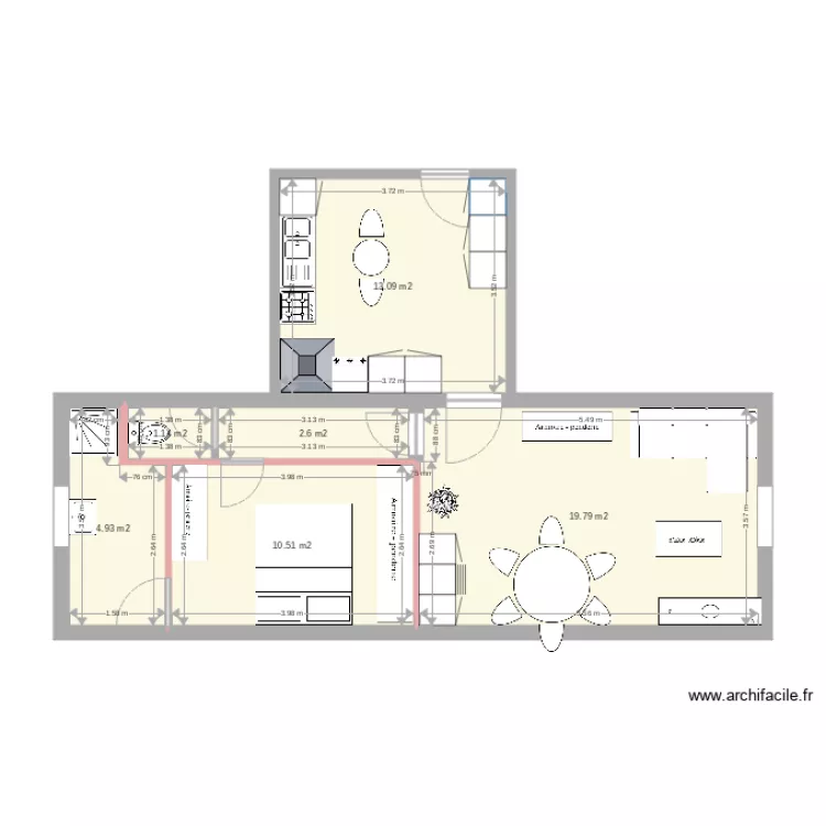 studio40ter. Plan de 