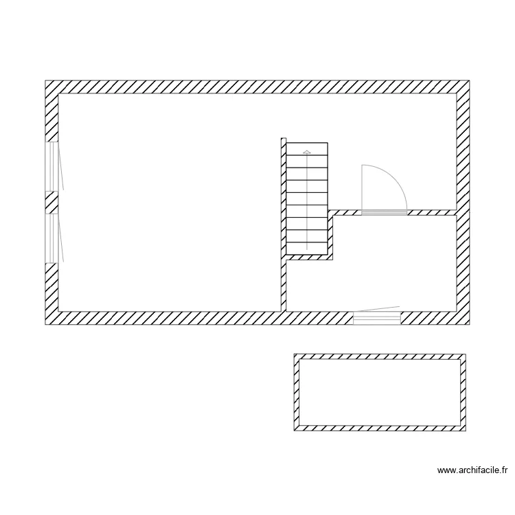 Stegen etage. Plan de 