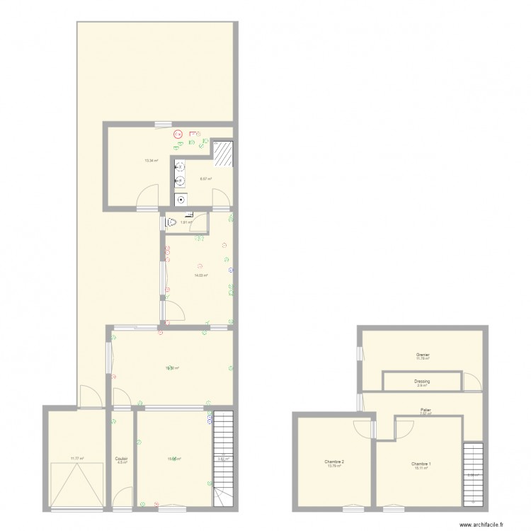 Plan élec. Plan de 0 pièce et 0 m2