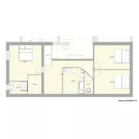 plan apr&egrave;s travaux Thevet 1er &eacute;tage