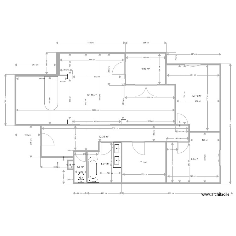 new0appart0multi0cotation. Plan de 0 pièce et 0 m2