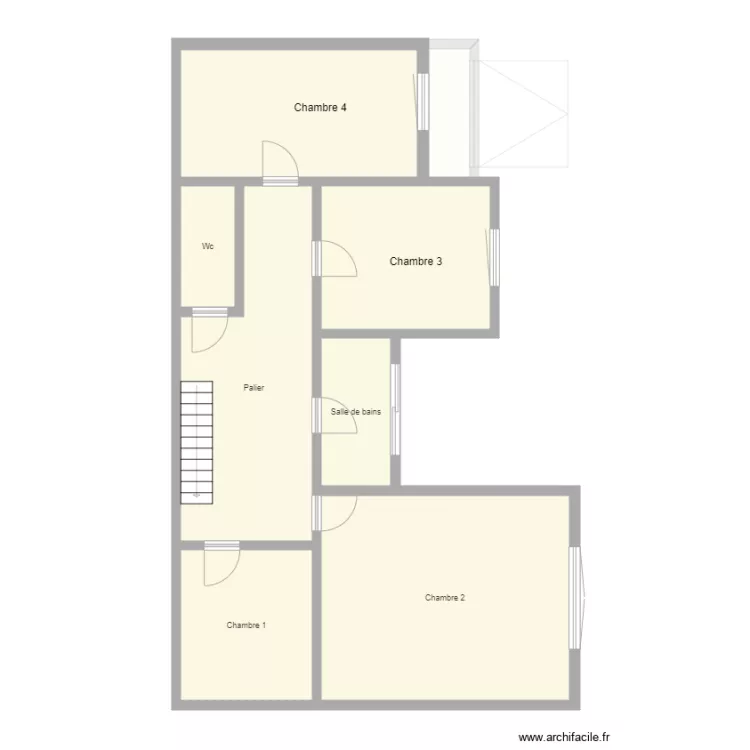 Etage PORTES. Plan de Etage PORTES. Plan de
