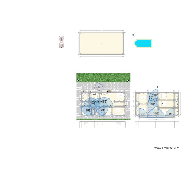 Plan Nueva Ecija 4. Plan de 25 pièces et 491 m2
