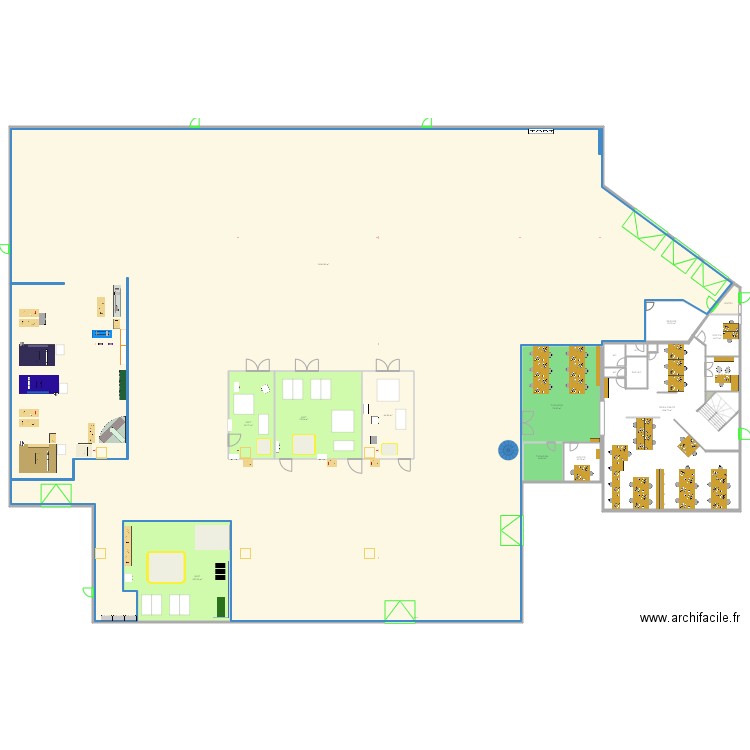 OHM RDC vide. Plan de 0 pièce et 0 m2