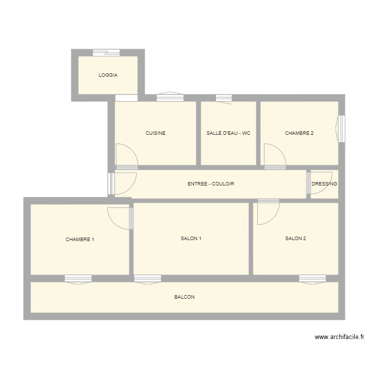 1ER ETAGE BRIGNOLES. Plan de 0 pièce et 0 m2