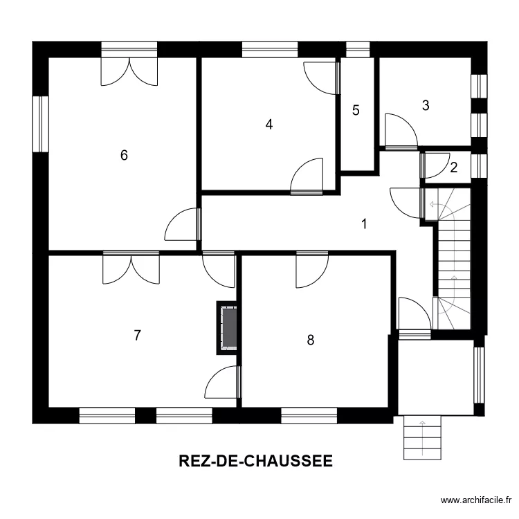 195326 GUERY. Plan de 