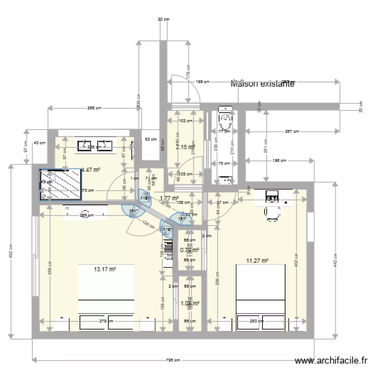 Lebreton extension meublé. Plan de Lebreton extension meublé. Plan de