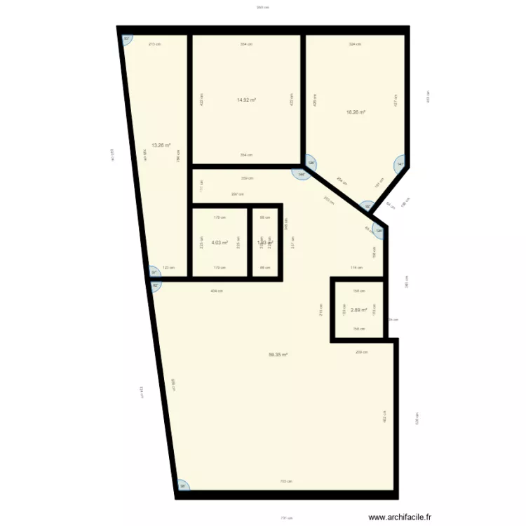 churchill 135 etage 6. Plan de 