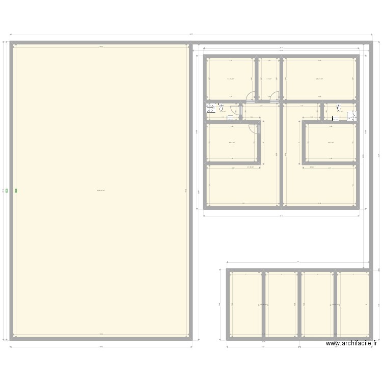New jeswang 1. Plan de 12 pièces et 667 m2