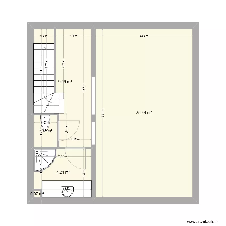 herv&eacute;. Plan de 