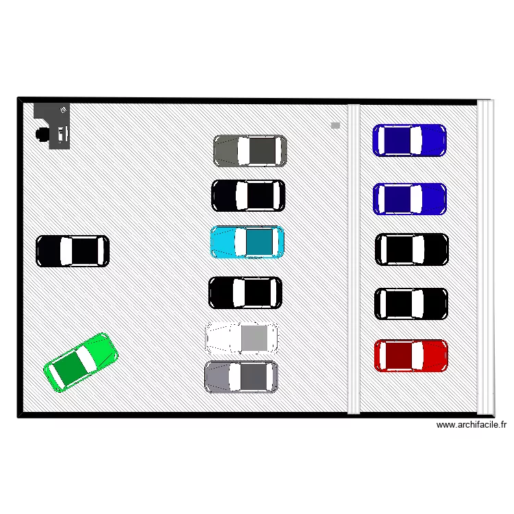 concessionair. Plan de 