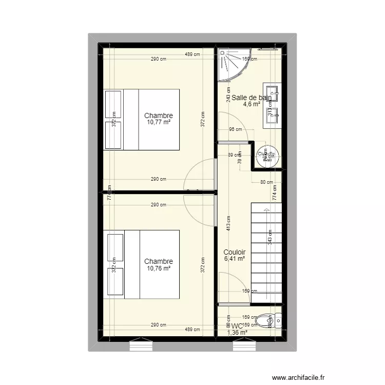 Chantier Mazeray. Plan de 