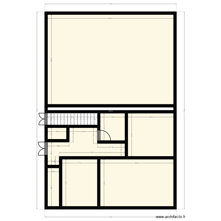 plan de 10m x 7.5m Client 37 97 78 24 v2. Plan de 10 pièces et 130 m2