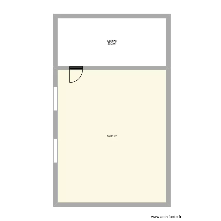 Smash crousty. Plan de 2 et 76 m² Smash crousty. Plan de 2 et 76 m²