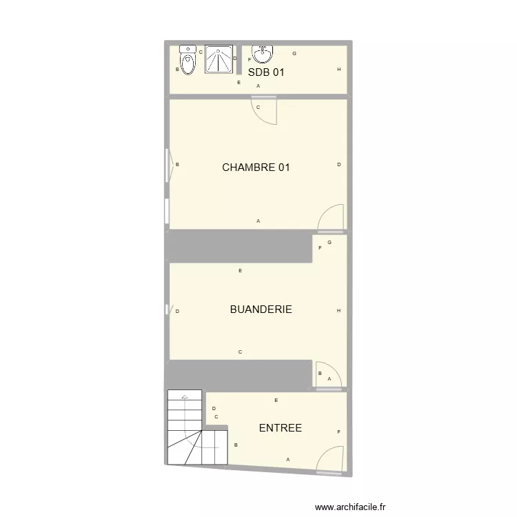 RDC CAVEIRAC PB. Plan de RDC CAVEIRAC PB. Plan de