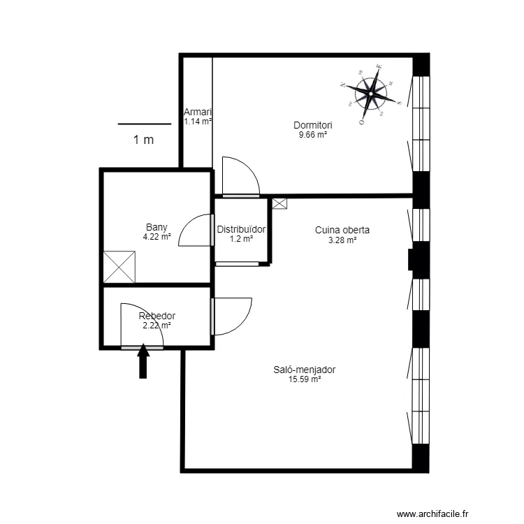 ED LUX MENYS 2 PORTA 3 ENCAMP. Plan de 