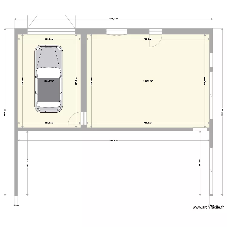 rch 25 bis  bureau  2. Plan de 