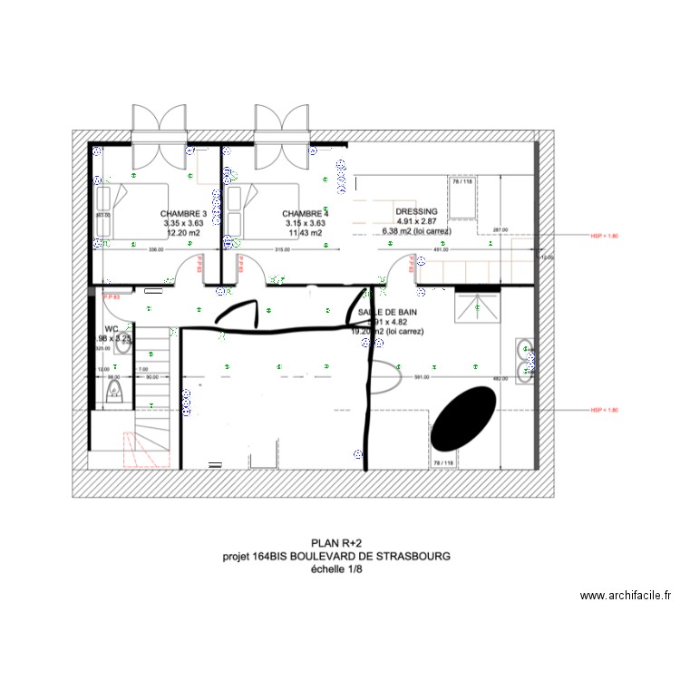 Strasbourg R+2. Plan de 0 pièce et 0 m2