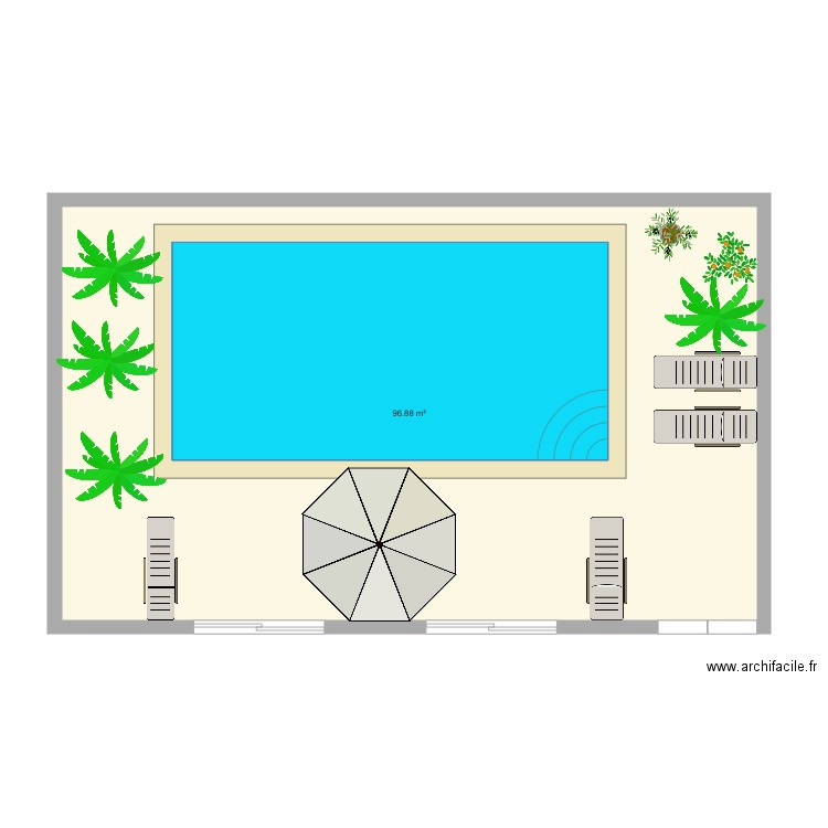 CSM piscine. Plan de 0 pièce et 0 m2