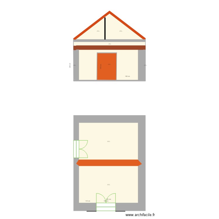 piece a habiliter rdc. Plan de 0 pièce et 0 m2