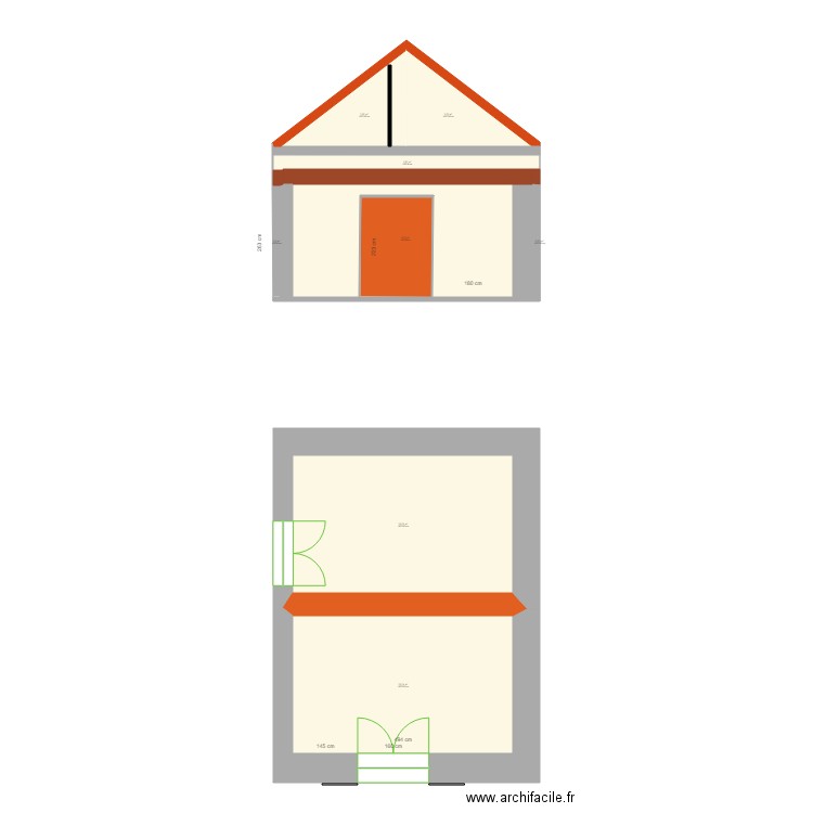 piece a habiliter rdc. Plan de 0 pièce et 0 m2