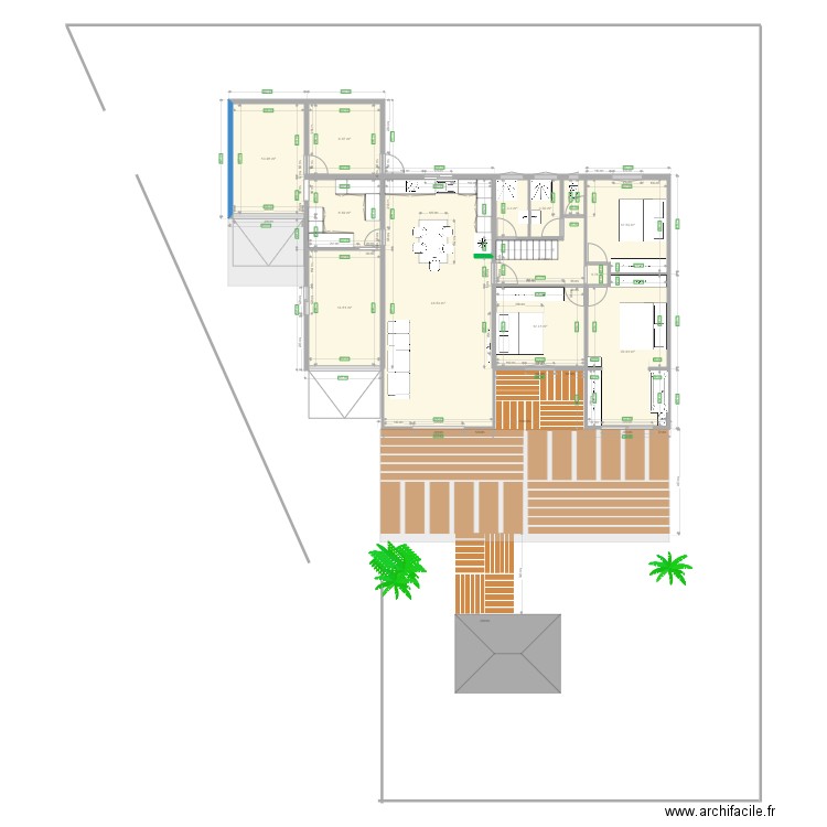 projet grande montée. Plan de 0 pièce et 0 m2