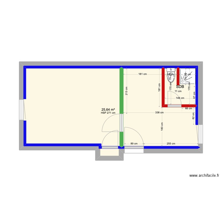 Saint Nazaire Côtes cuisine SDB. Plan de 0 pièce et 0 m2