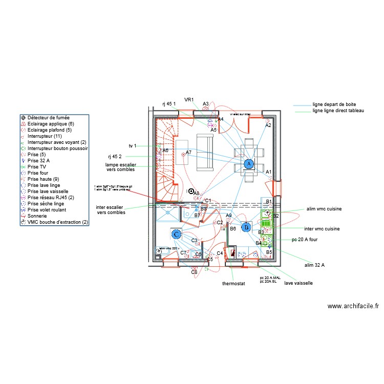 illettes plan pieuvres LOT 37 logement 09 RDC. Plan de 0 pièce et 0 m2